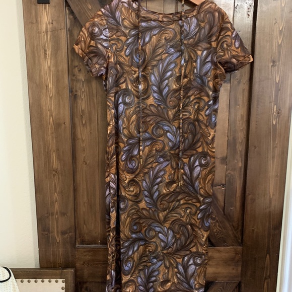 1940s abstract dress - Picture 10 of 10